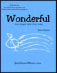 Wonderful SATB choral sheet music cover